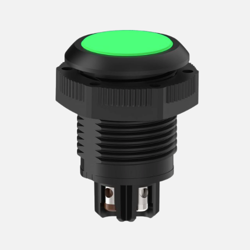 botón con indicación industrials