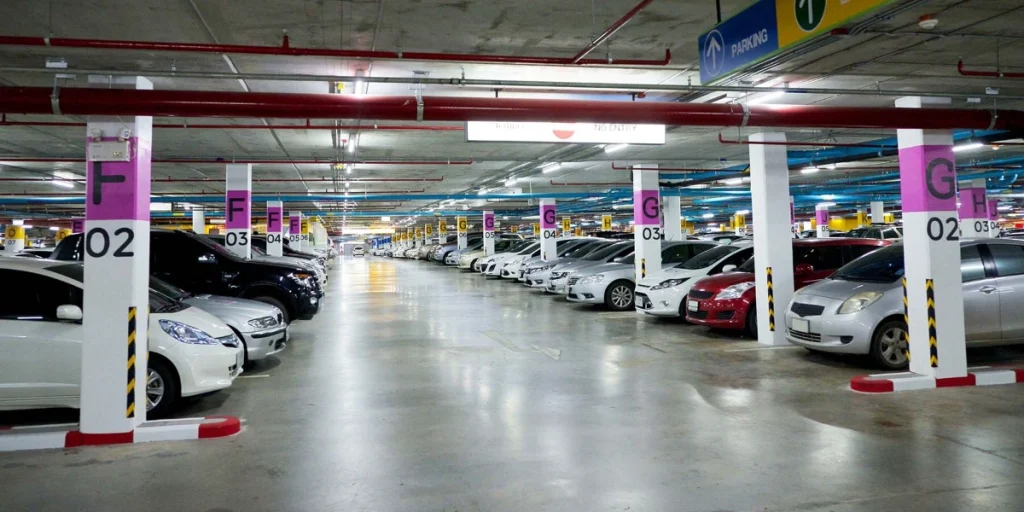 señales luminosas parkings elion